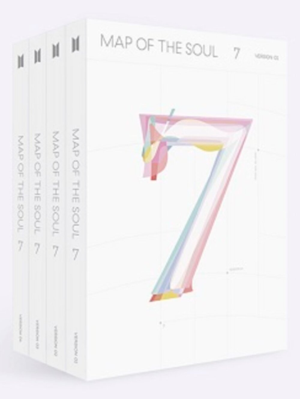 BTS Album MAP OF THE SOUL : 7 Four (4) Version Bundle NEW Unwrapped
